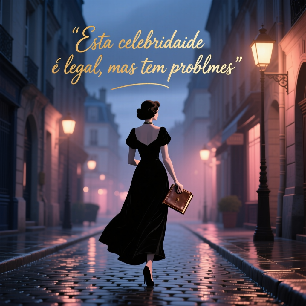 Esta celebridade é legal, mas tem problemas