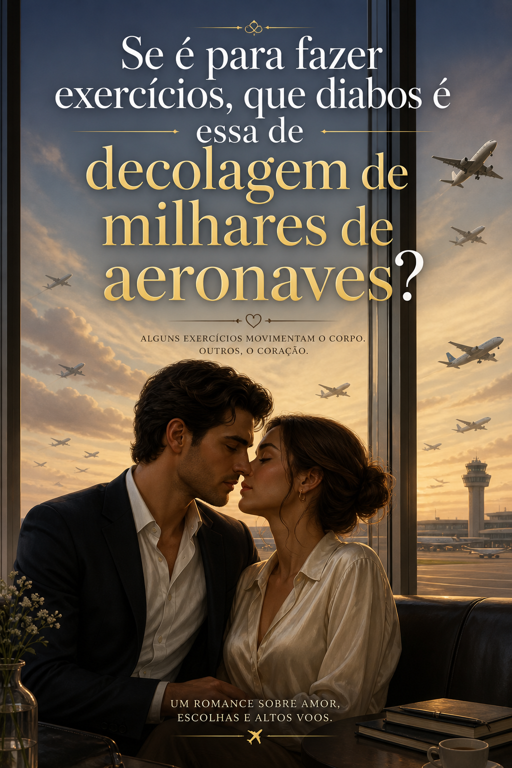 Se é para fazer exercícios, que diabos é essa de **decolagem de milhares de aeronaves**?